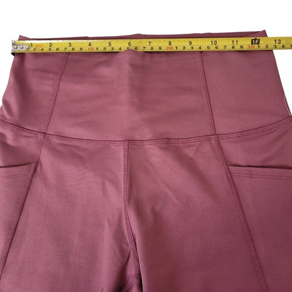 Core 10 Women's High-Waisted Yoga Shorts Slim Fit With Pockets Pink Small - Picture 7 of 8